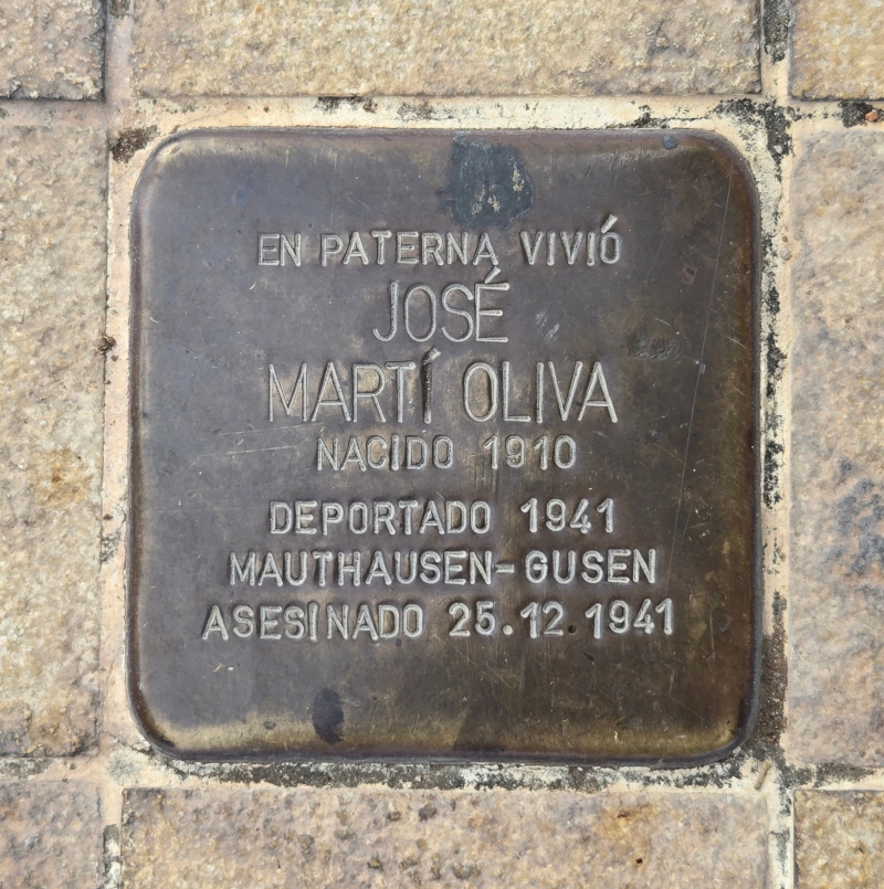 Stolperstein José Martí Oliva